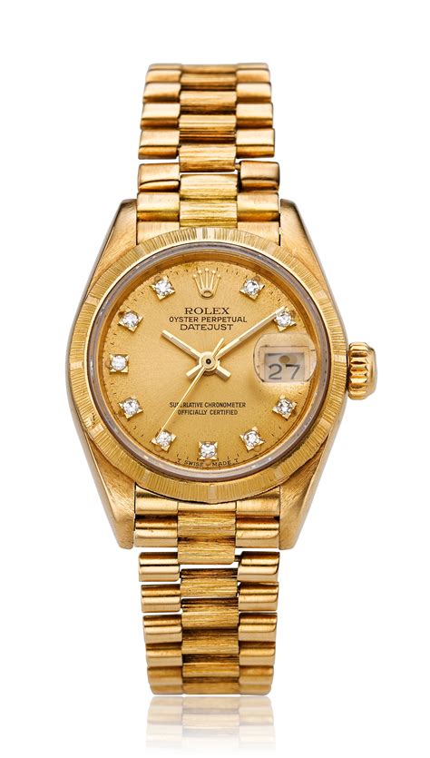 rolex datejust 18ct gold|18k gold rolex with diamonds.